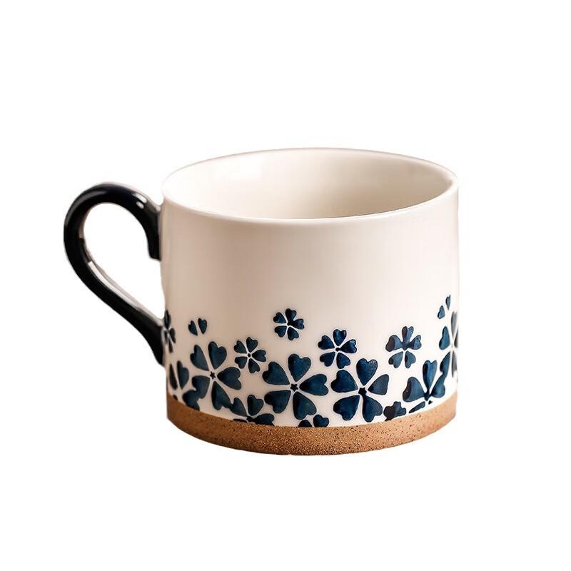 

Винтажная японская керамическая кофейная/чайная кружка с ручкой