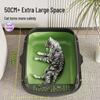 Extra Large Anti-Splash Cat Litter Box, Fully/Semi-Enclosed, Anti-Tracking Design for All Cats.