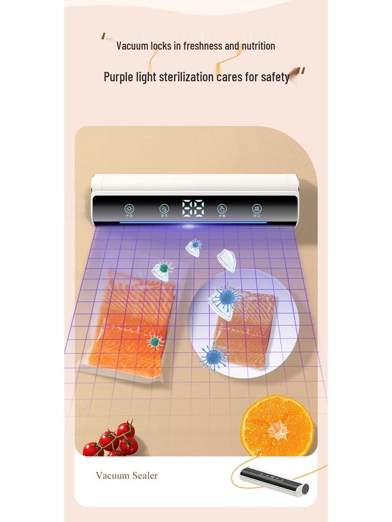 Automatic Vacuum Sealer - Portable Freshness Lock for Home