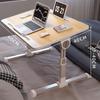 Vinnatsu Bed Desk Folding Table Low Table Office Desk Lap Desk Folding Lap Desk Arm Protection PC Computer Table Height Adjustable Angle Lightweight