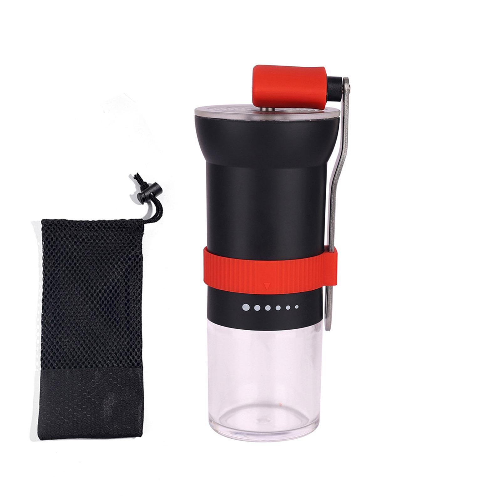 

Compact Manual Coffee Grinder Easy To Use Hand Coffee Grinder Coffee Mill For Coffee Enthusiasts On The Go чорний