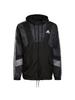 Adidas Team Tennis Jacket Gray Solid Size M Men's BP246, Black/Dark Heather, Gray/White (H31442),