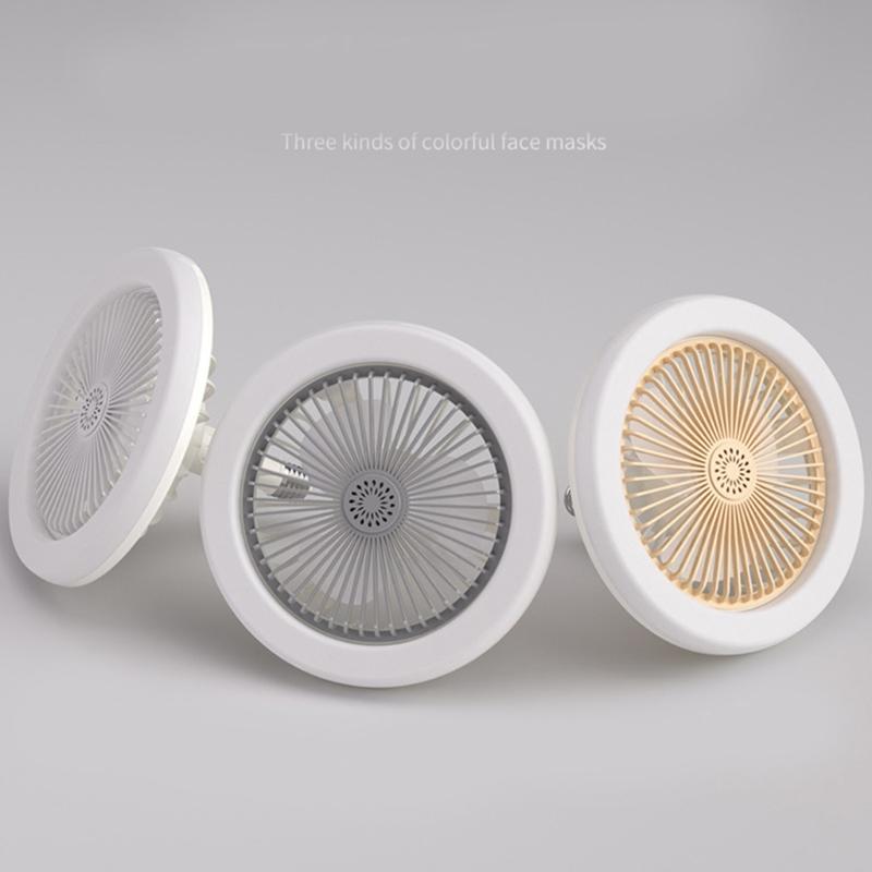 30W LED Ceiling Fan Light E27 Multifunction Three Working Modes Ventilator Lamp with Aromatherapy Tablets