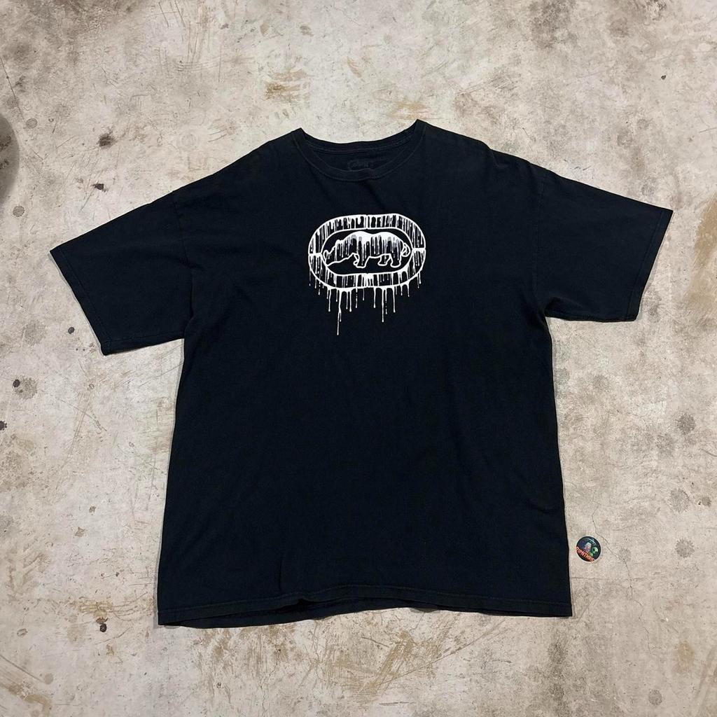 Vintage 00er Y2K Ecko drip Logo T-Shirt Größe XL Unisex T-Shirt