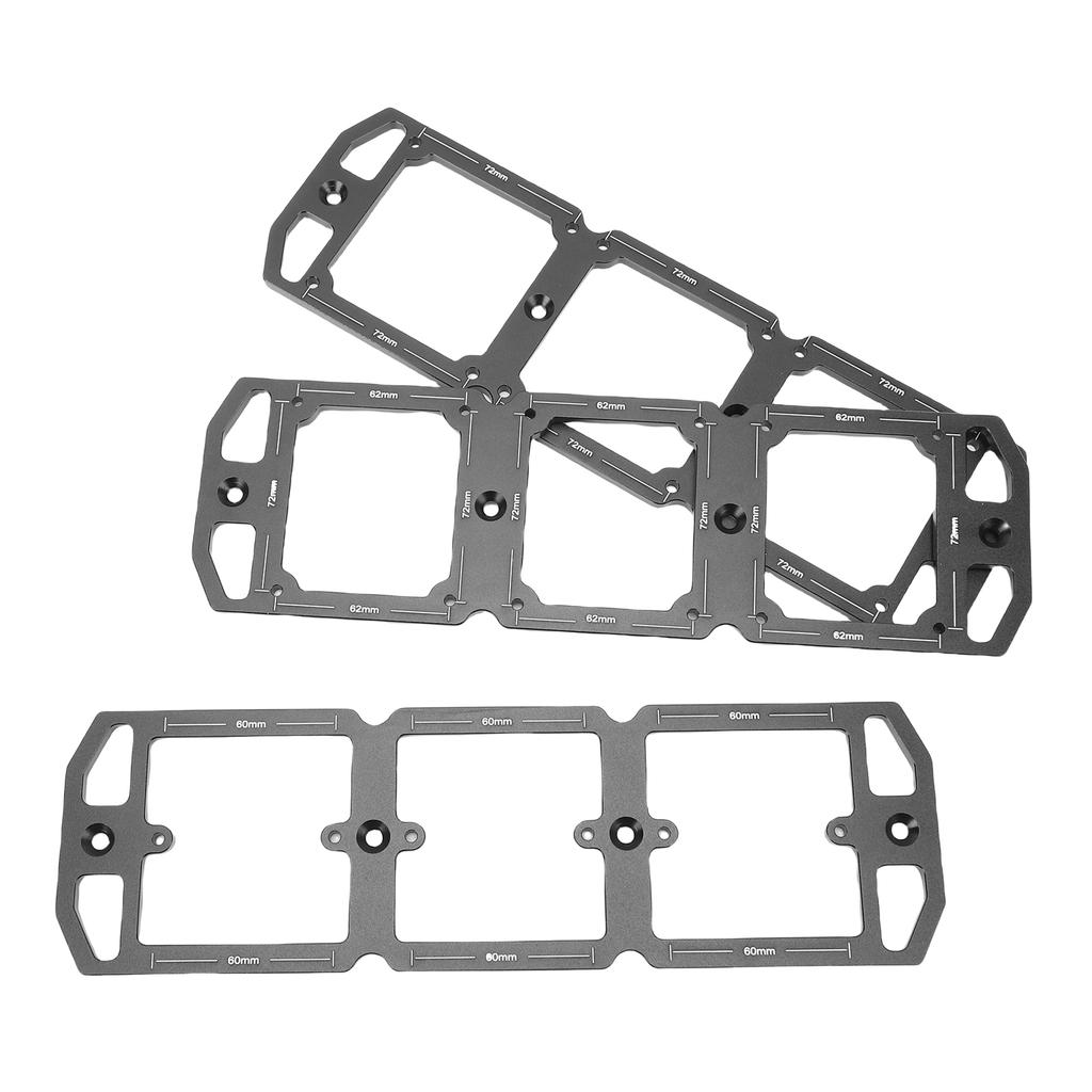 3 Pcs Set 86 Type Wire Box Template Switch Socket Bottom Box Slotting Mold for Electrician Work