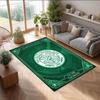 Tappeto Morbido Antiscivolo per Interni con Motivo Calcio Celtic FC, Tappetino Decorativo Sportivo per Camera da Letto