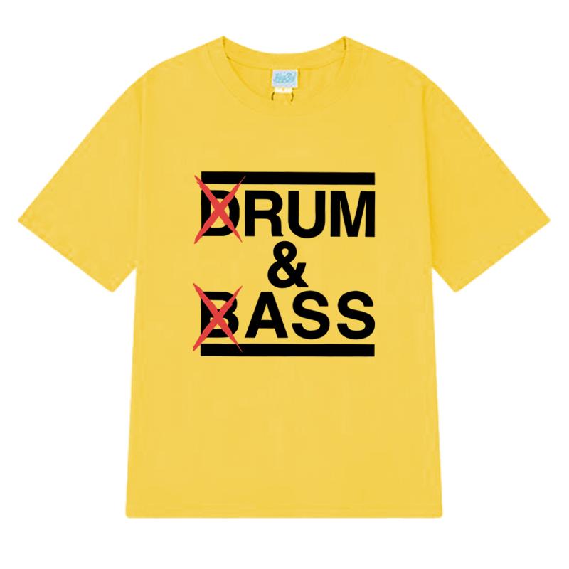 Hot Sale Funny Drum And Bass Print T Shirts Unisex Rum And Ass Lovers Jokes Short Sleeve T-shirt Men Women 100% Cotton Clothing