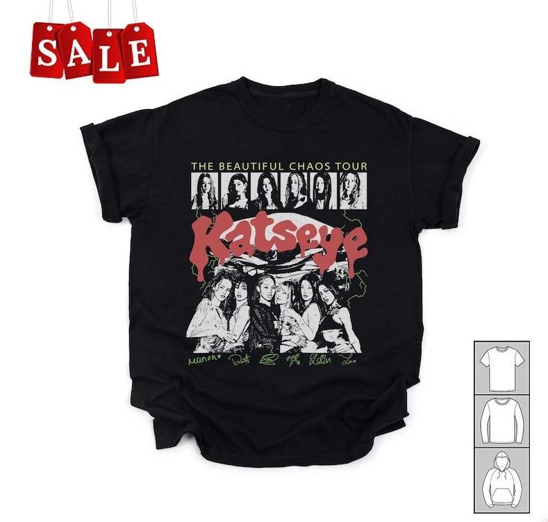 New Katseye Vintage Gift For Fans T-Shirt All Size S-5XL WA754