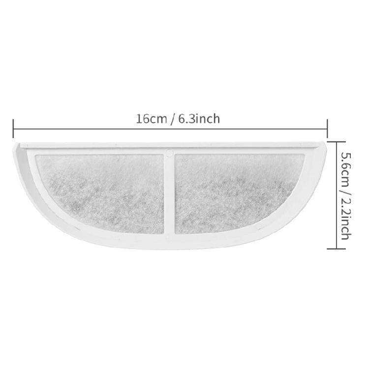 Pack of 8 Replacement Filters Optimize Pet Drinking Routine Cats Fountains