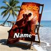 Custom Name Personalized The Evil Dead Print Beach Towel, for Trip Camping Beach Party Home Decor, Birthday Gift for Family & Friends