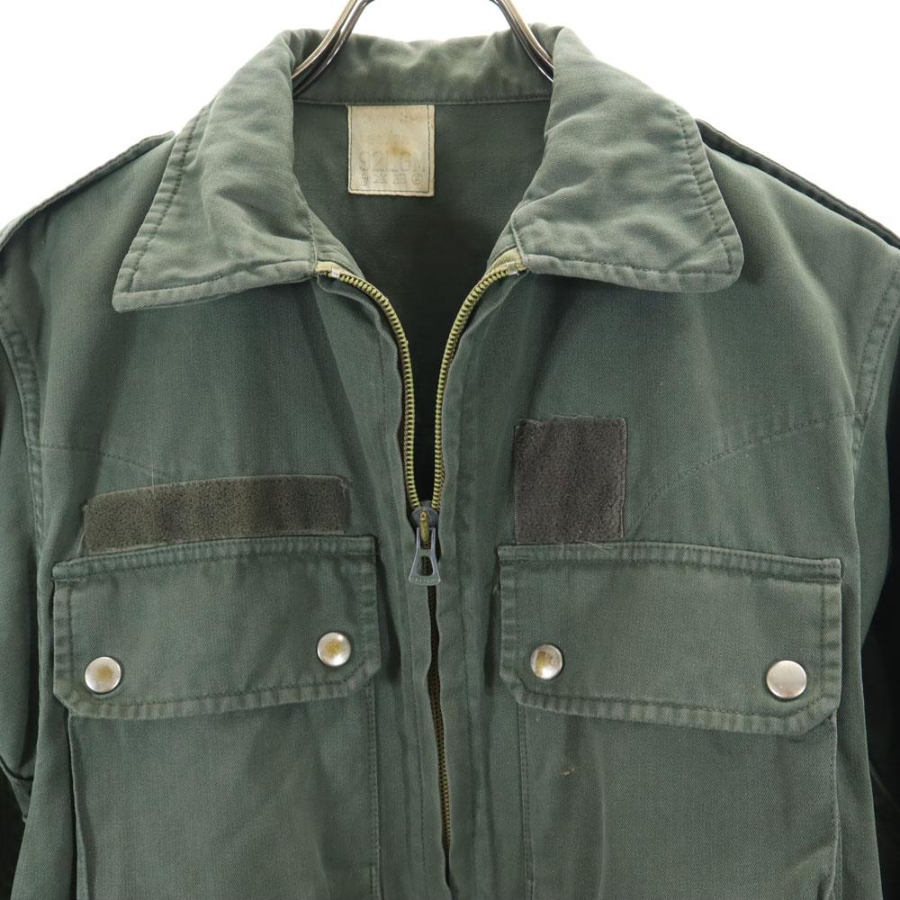 FRENCH ARMY 70s vintage Military jacket 92LGM Field Herringbone Twill Men's Used