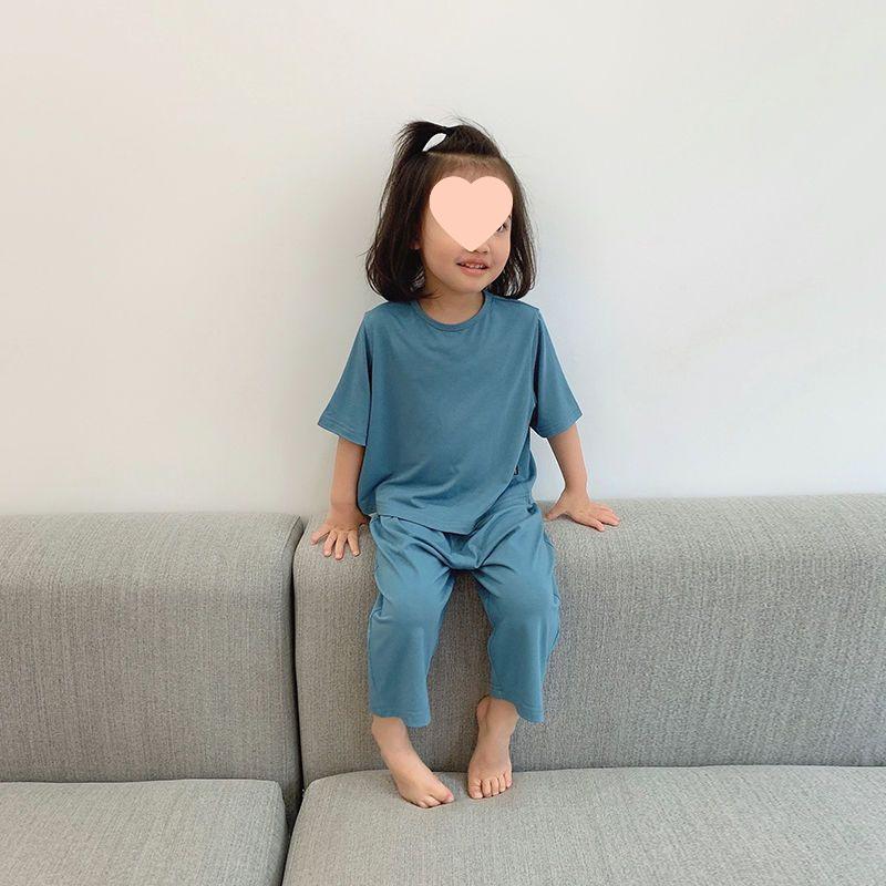Children's Summer Modal Pajama Set - Soft, Lightweight, and Loose Fit for Boys and Girls
