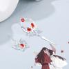 1Pair Anime Tian Guan Ci Fu Earring Heaven Official'S Blessing Hua Cheng Xie Lian Women Irregular Ear Stud Pendant Jewelry Gifts