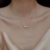 S925 Sterling Silver Wish Meteor Necklace for Women, New Niche Accessory, Full Diamond Eight-pointed Star Light Luxury Necklace