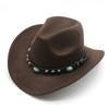 Classic Cowboy Fedora Hat For Men Women With Sun Protection And Breathability