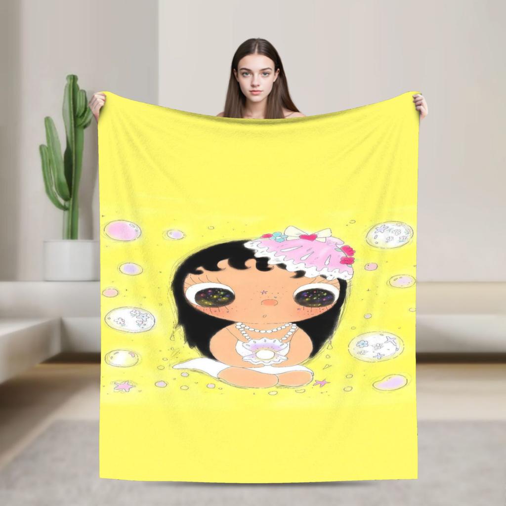 Yuy Xiaoyu Blanket Warm Novelty Plush Throw Blanket For Couch Bed Airplane Travel Flannel Bedspread Bed Cover