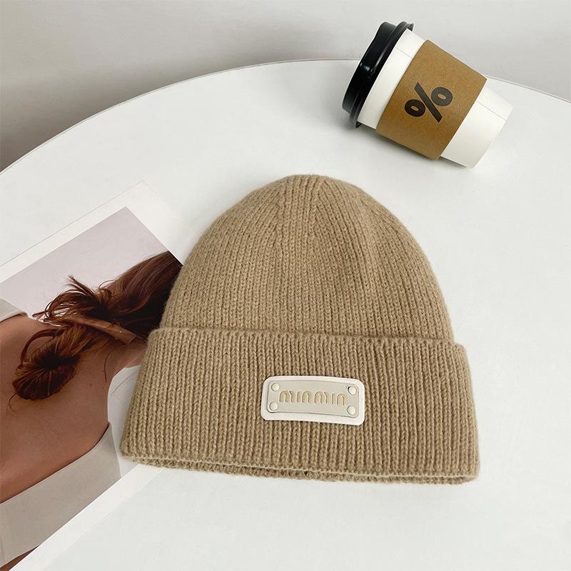 Autumn and Winter Large Head Circumference Thickened Warm Ear Protection Cold Hat Versatile Loose Pile Woolen Hat