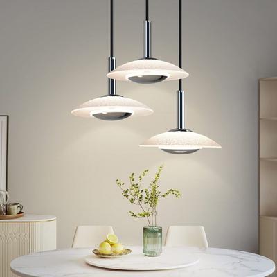 LED Pendant Lamp - NETTLIFE - 3-Light Model - White - 3000K (White Hot) - Diam. 25 Cm