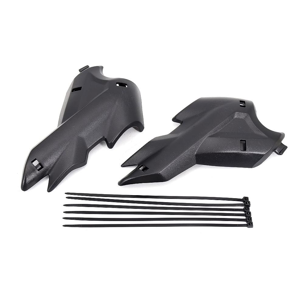 A set Black Plastic Motorcycle Frame Guard Protector Frame Cover Guard Parts For Tiger 800 XC XCX XCA XR XRX XRT