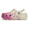 Tamanco Plataforma Clássico 811 Fabricação Abrace a Cena Caixa de Sapato Especial Tinta Salpicada Furada Sapatos Femininos Branco Osso Rosa