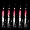 New Multi-Color Shrimp Bait Fishing Lures Set Soft Silverskin Lure With Barbed Hook Fishing Tackle For Freshwater Saltwater