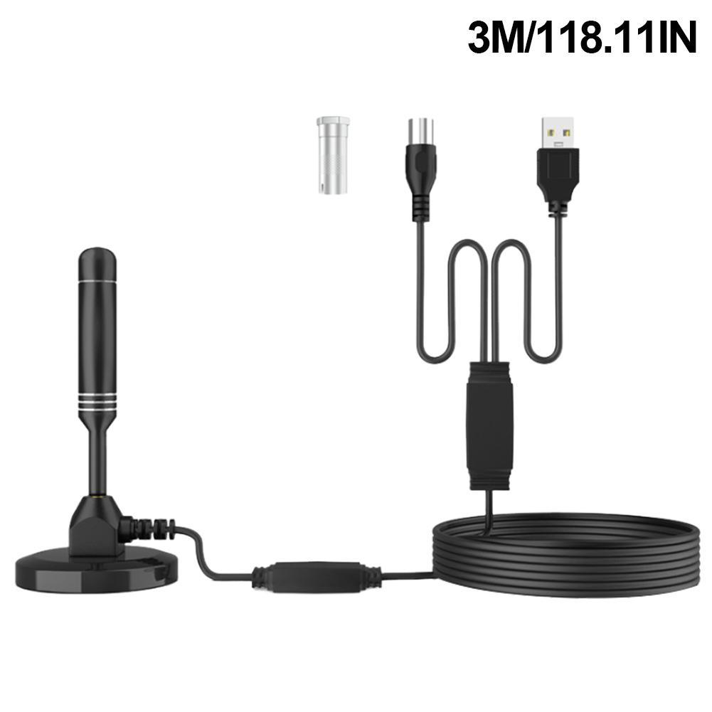 TV Digital Antenna with Signal Booster HD Antenna Support 4K 1080P High Gain Aerial 50 Miles Range 25DBI for Smart Digital TV