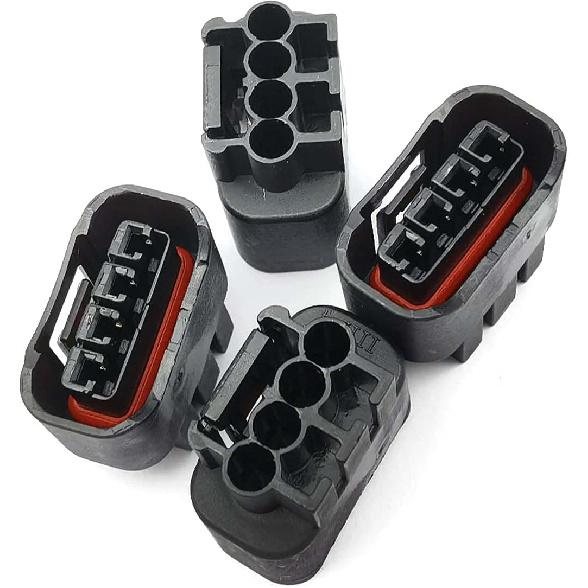 DEVMO 4pcs Ignition Coil Plug Connector Compatible with 2000-2010 Toyota Lexus Camry 90980-11885