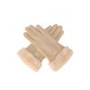 Premium Women's Fleece Touchscreen Gloves - Warm & Stylish for Fall/Winter, Korean Design