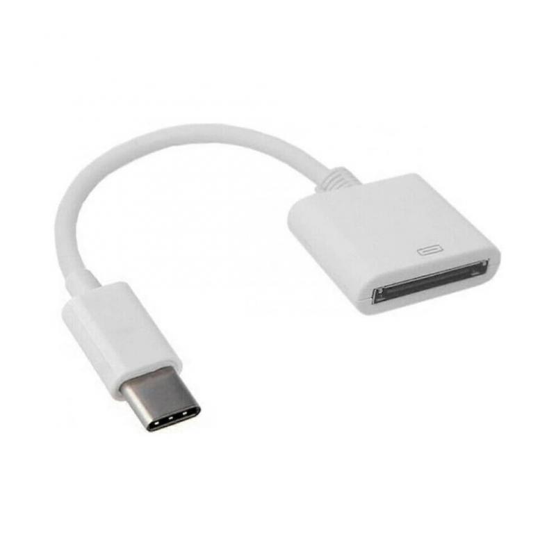 2025 Latest Model  for Apple 30pin Female To USB 3.1 Type-C USB-C Sync Data Charging Adapter Cable