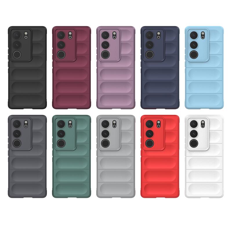 For Vivo V29 Case Cover Vivo V29 Capas Armor Coque Skin-Friendly Shockproof Phone Back Bumper Soft TPU For Fundas Vivo V29 V 29