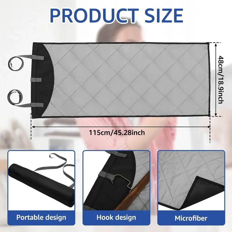 

Door Mounted Ironing Pad Heat Resistant Folding Ironing Board Portable Thickened Iron Mat for Home Use