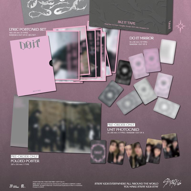 [PŘEDOBJEDNÁVKA] Stray Kids – SKZ IT TAPE ‘DO IT’ [DO Ver./ IT Ver.]