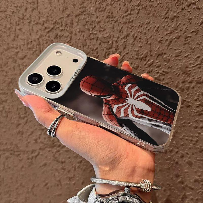 Spider-Man Fashion Phone Case for iPhone 13/14/16pro/15pro/17 and Apple 16promax