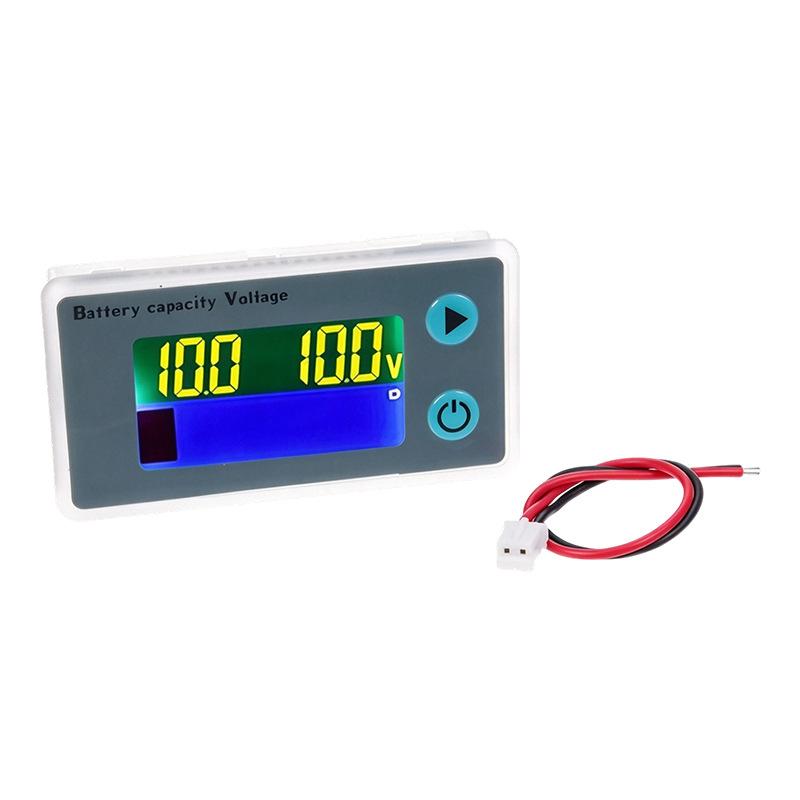 F92B Digital Battery Capacity Voltage Tester User Friendly LCD Display for 12V 24V Lead Acid Motorcycle E-bike Batteries