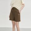 ELLE Loose Commuter Style French Vintage High-Waisted Straight Leg Pants Women pants EK51324