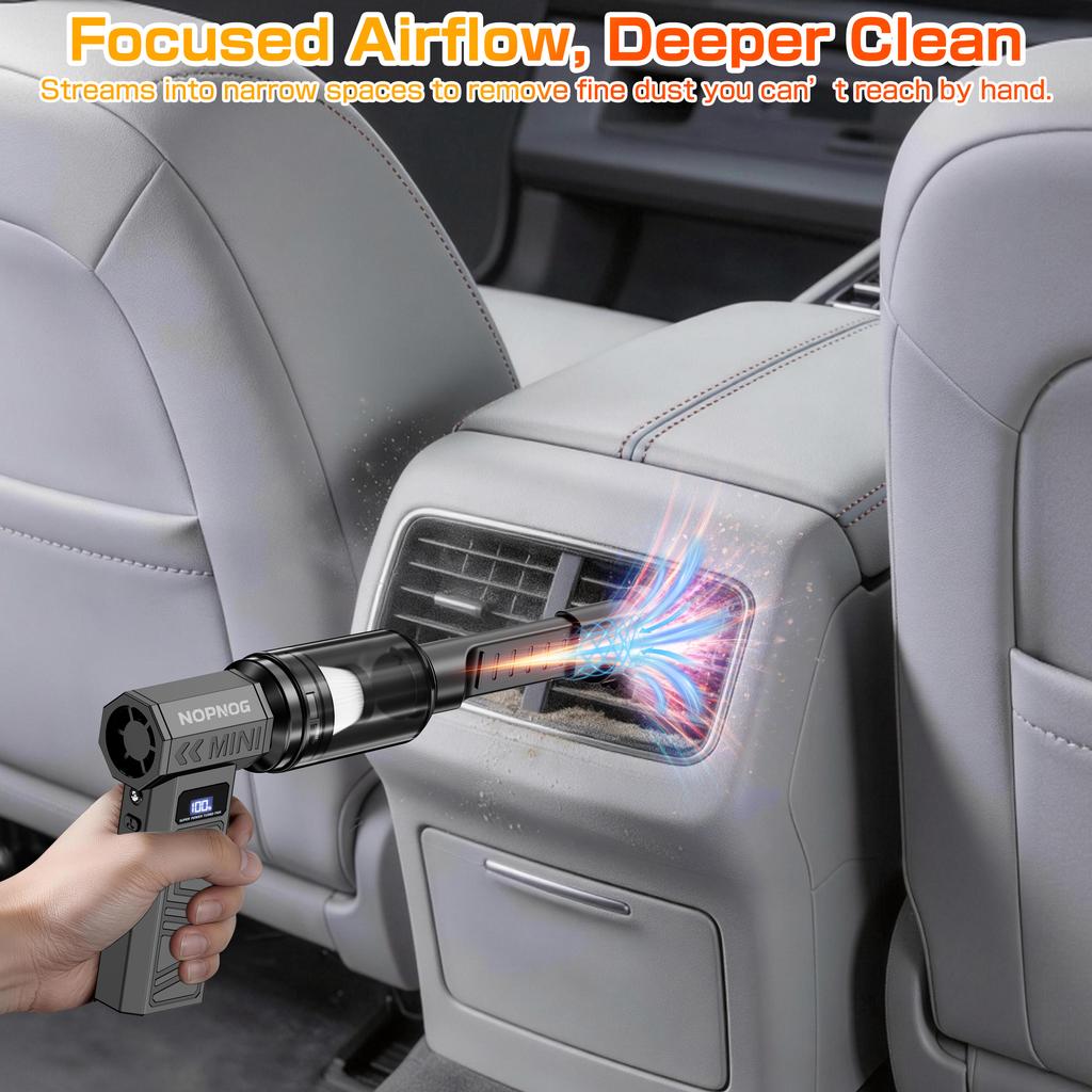 Mehrzweck- Schneegebläse-Staubsauger Autozubehör Auto Starker Lüfter Turbo-Gebläse Düsenlüfter Reinigungs-Blaswerkzeug Blasen und Saugen