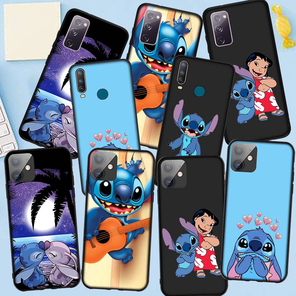 Phone Case for iPhone 17 16 15 Plus XR Huawei P30 P20 Lite Redmi Note 14 12 11 13 Pro Max OPPO A60 A80 A40 A18 A38 A54 Lovely Lilo Luxury Stitch Cover