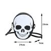 Fashion Casual Women's Shoulder Bag Skull Pattern Color Contrast Design Crossbody Bag For Halloween Festivals Party CLE