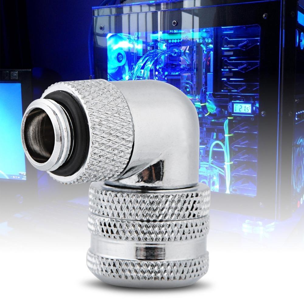 14MM PC Water Cooling Fitting G1/4 Thread Tube Connector Brass Fitting  Hard Tube Installation