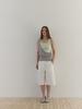 Asula Stud Jersey Bermuda Pants (Ivory)