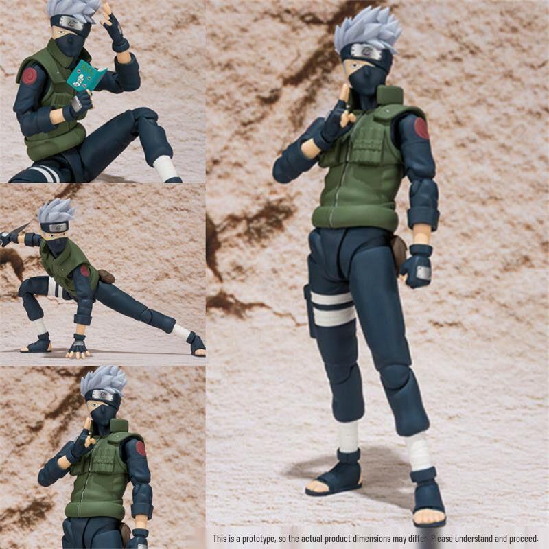 SHF Naruto Kakashi & Minato Articulated Action Figure Toy