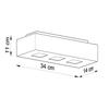 Plafon Mono 3 Gu10 Biały  Sollux Sl.0068