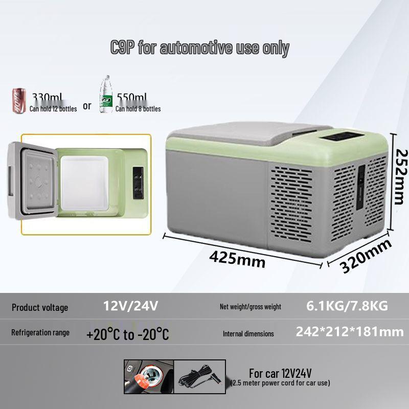 Ice Tiger Multi-Volt Single Door Car Refrigerator - Large Capacity Outdoor Freezer