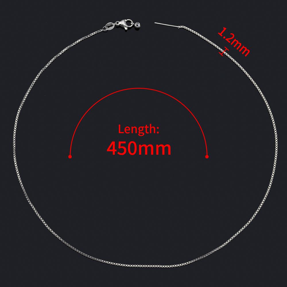 1pc Stainless Steel Semi-finished Link Chain Lobster Clasp Adjustable Stick with Silicon Bead Necklace Parts Jewelry Making