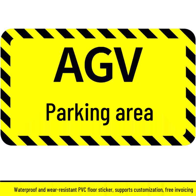 AGV Parking Area Route Indicator Floor Decal