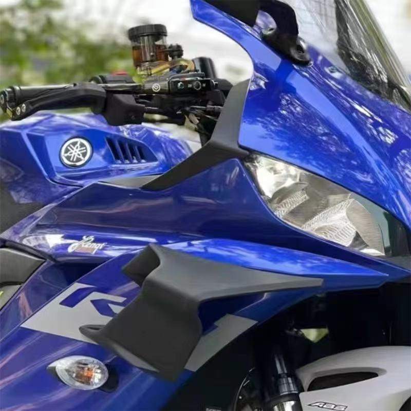 For Yamaha YZF-R1 R1M R25 R3 2019-2024 YZF-R6 2017-2024 New Wing Air Guide Spoiler Aileron Motorcycle Fixed Wing Cover