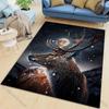 New Product Deer Antlers Moonlit Snow Carpet for Living Room Bedroom Bedside Floor Mat Cloakroom Children Playing Mat Area Rug