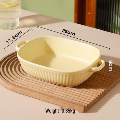 Changbaosen Ceramic Dual-Handle Oven Bowl