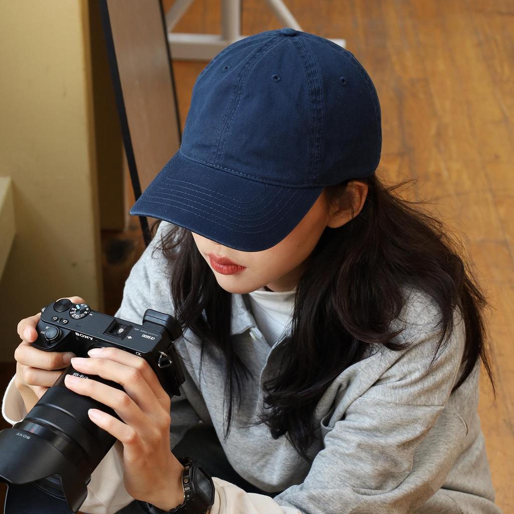 Zhonghao New Style Leichte Entenschnabelkappe: Japanische & Koreanische Softtop, Großer Kopf, Einfarbige Baseballkappe für Männer