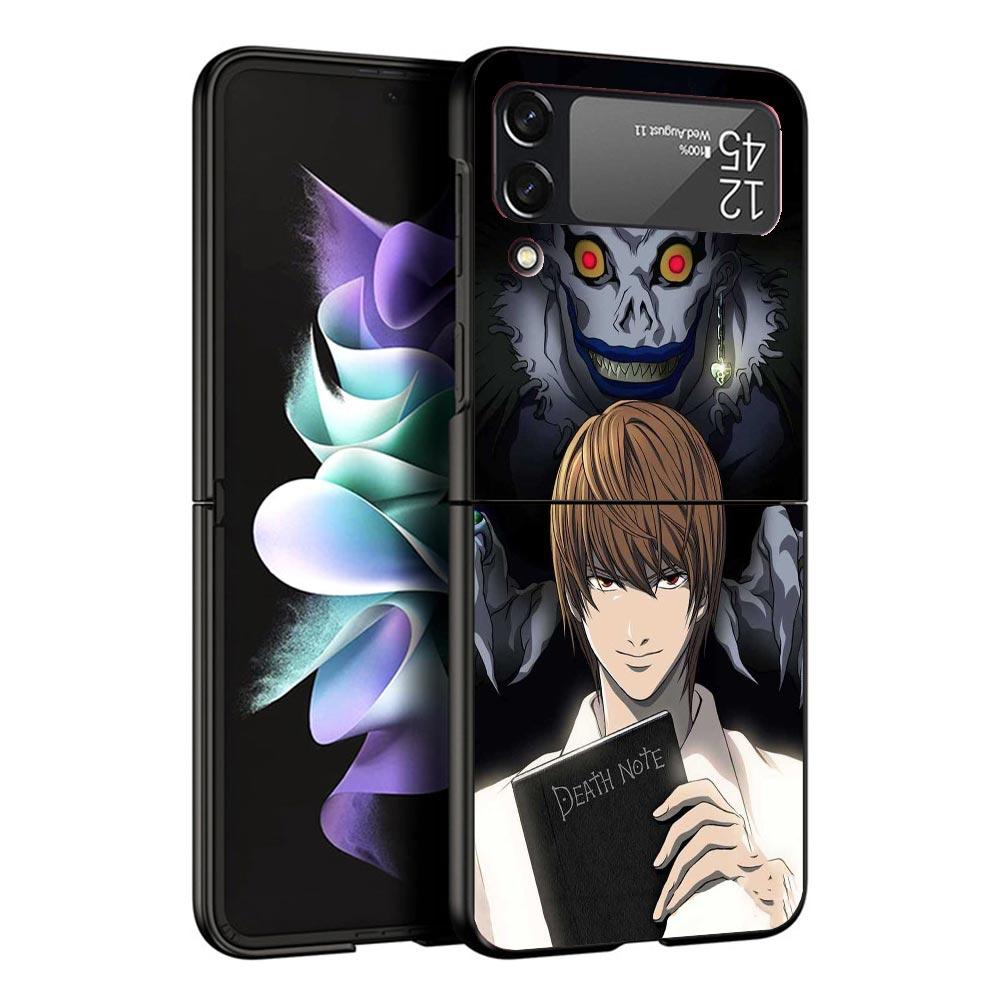 

N-Note D-Death Anime Ryuk Black Phone Case For Samsung ZFlip7 ZFlip6 ZFlip5 ZFlip4 ZFlip3 5G Hard Protective Galaxy Z Flip 3 4 5 Samsung Z Flip